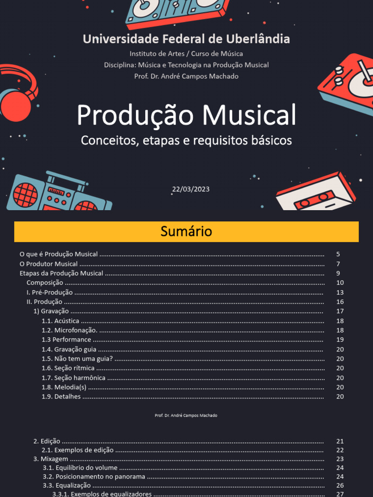 Guia Completo de Produção Musical | PDF | Gravação e reprodução de som ...