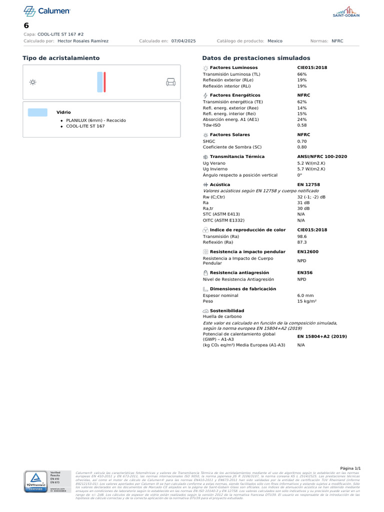 6 - Cool-Lite ST 167 F2 | PDF