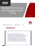 Download 02 WCDMA RNP CW Test and Propagation Model Tuning by Gudang Milo SN85145525 doc pdf
