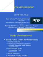 Trauma Assessment: John Briere, PH.D