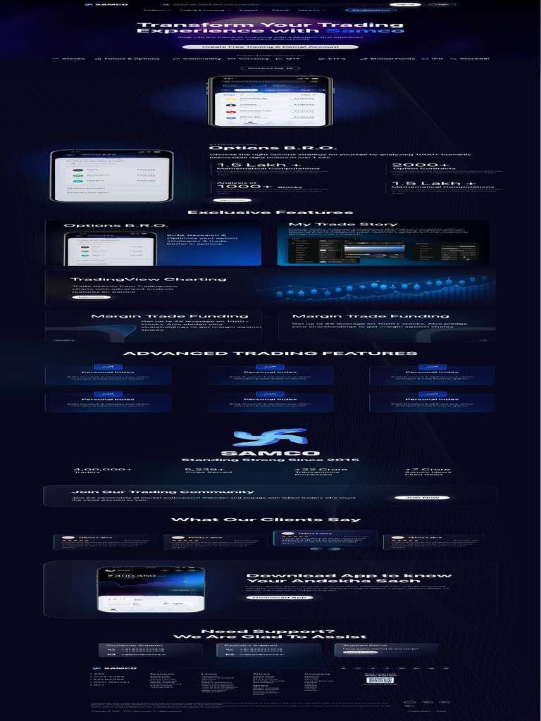Optimize Your Trading with Samco | PDF | Cryptocurrency | Option (Finance)