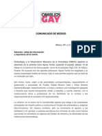 COMUNICADO