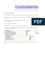 49 Tax Rates For A y 2011 12