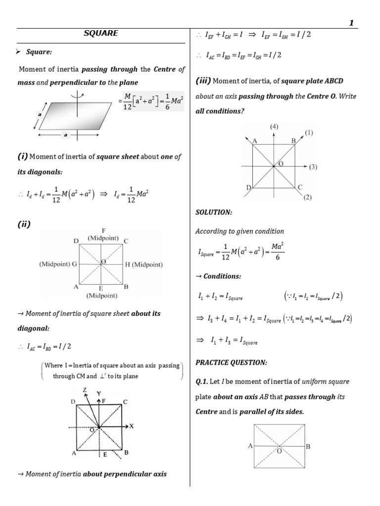 Rotation Part 2 | PDF | Motion (Physics) | Mechanics