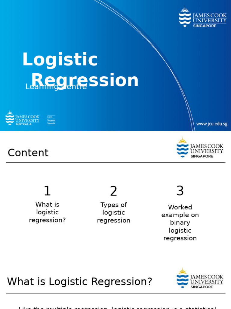 Logistic Regression Copy | PDF | Logistic Regression | Regression Analysis