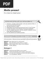 Diálogos Formais e Informais em Português | PDF