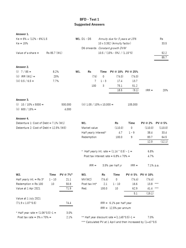BFD Test Analysis and Calculations | PDF | Financial Economics | Economies