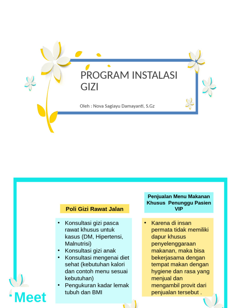 Program Instalasi Gizi | PDF