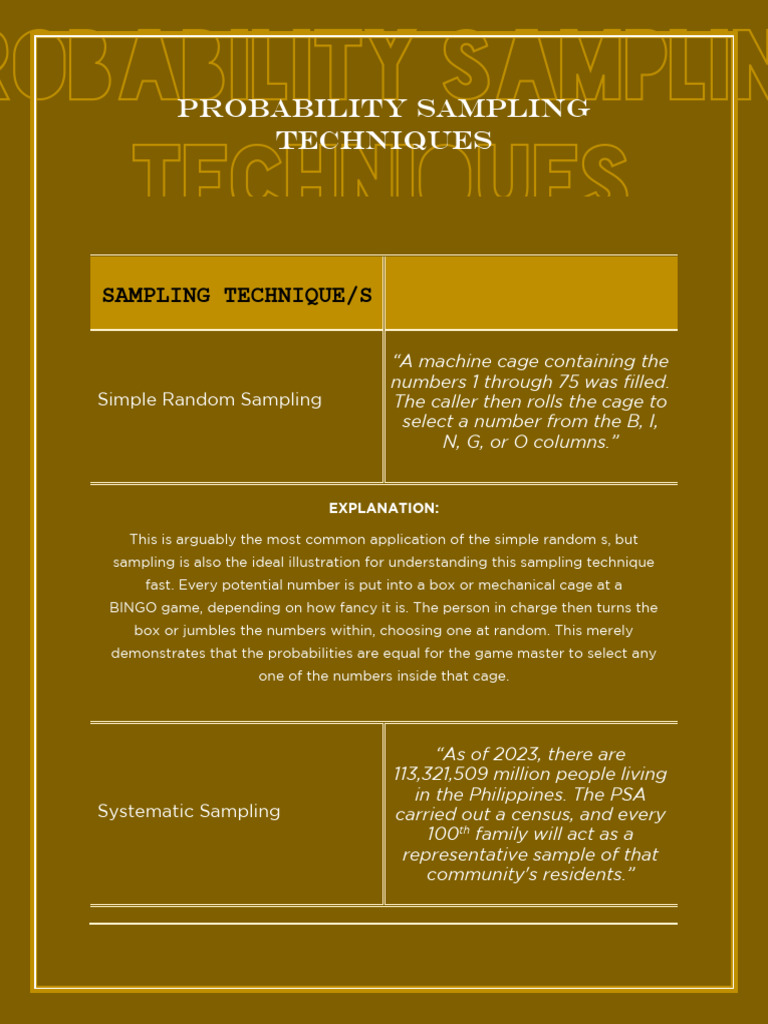 Activity 5 - Data Gathering and Sampling Techniques | PDF | Sampling ...