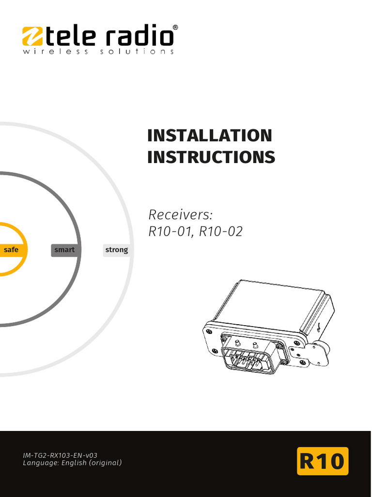 R10 Receiver Installation Guide | PDF | Electrical Connector | Electronics