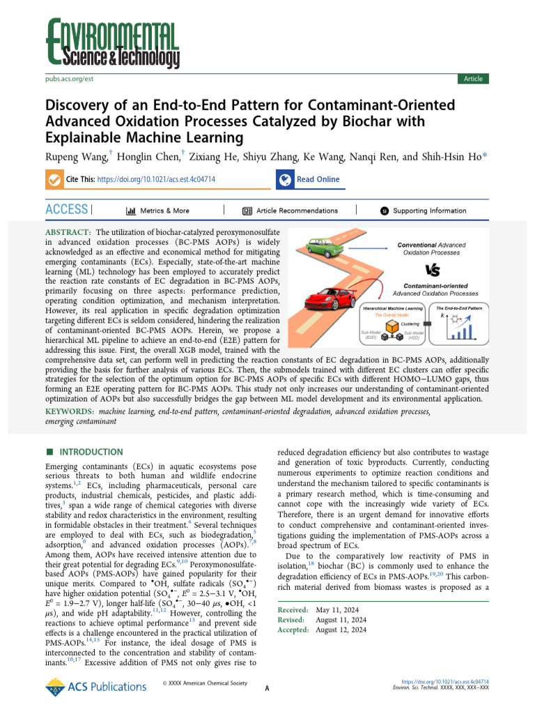 Discovery of An End-To-End Pattern For Contaminant-Oriented | PDF ...