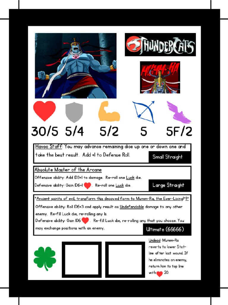 SMS 004 Mumm-Ra PDF | PDF