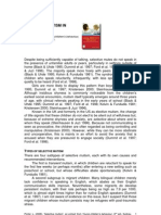 Selective Mutism in Children: An Extract From Porter, L. (2008) - Young Children's Behaviour, (3 Ed.) Sydney, Elsevier