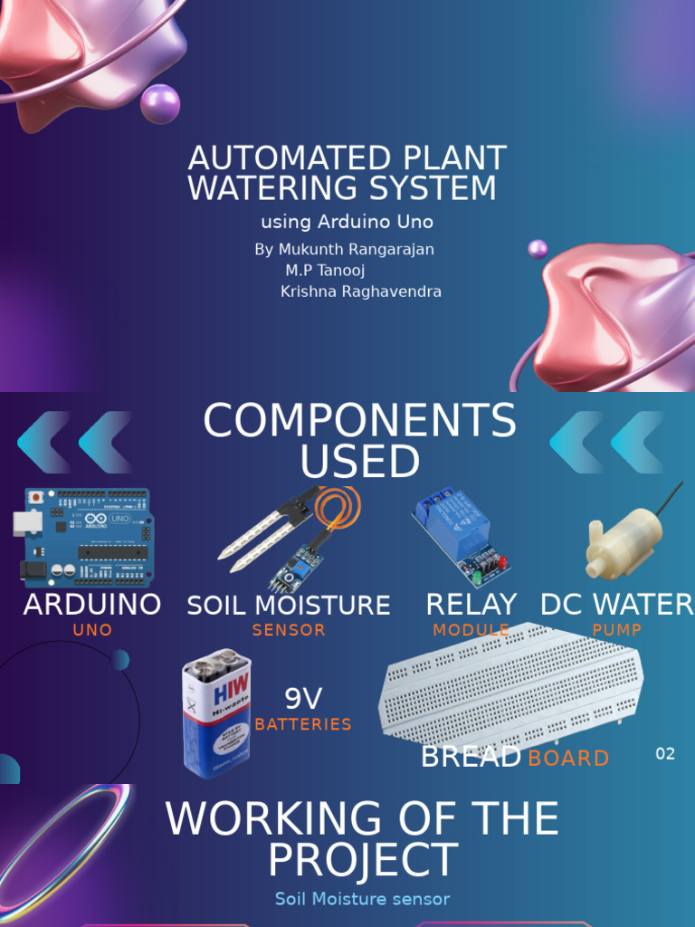 Automated Plant Watering System Using Arduino Uno Pdf