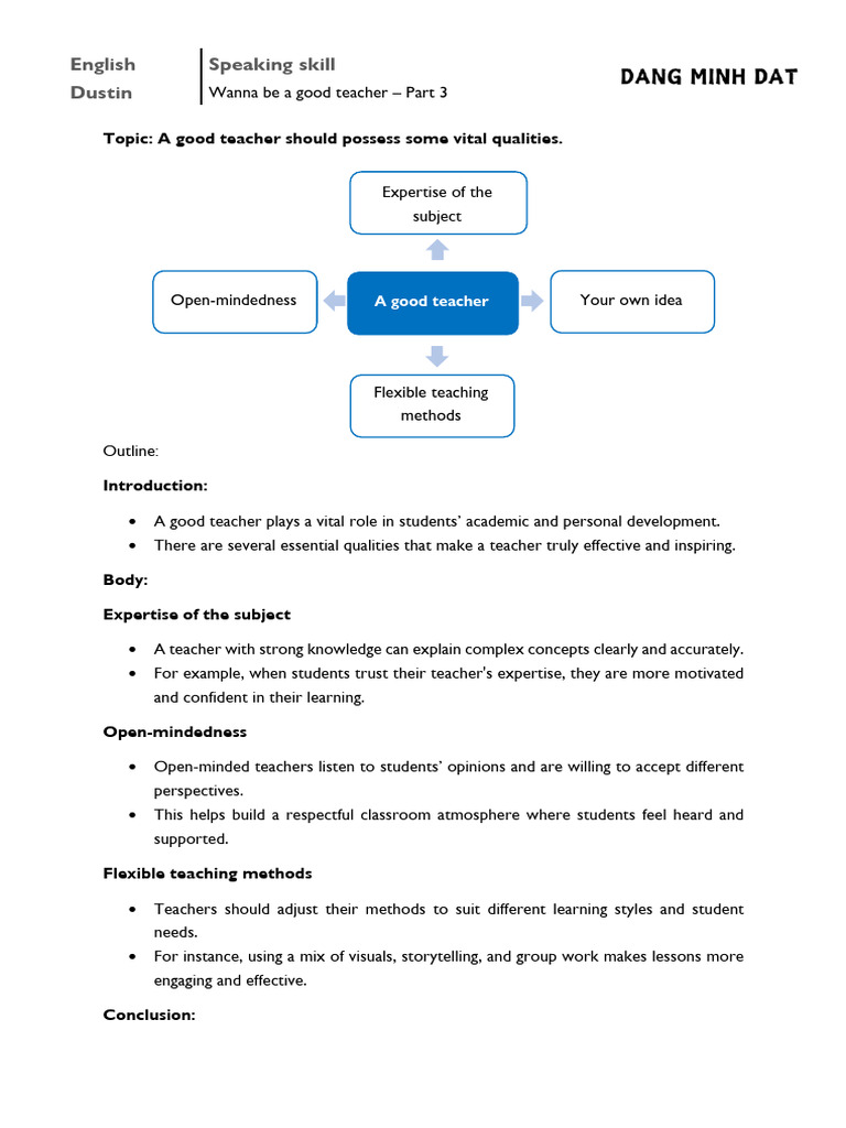 Essential Qualities of a Good Teacher | PDF | Teachers | Teaching Method