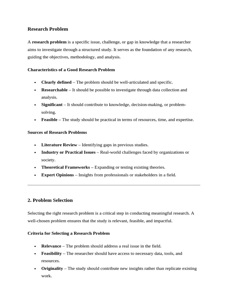 Research Problem Unit 2 | PDF | Expert | Learning