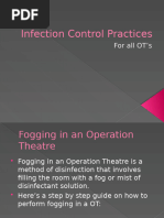 OT Fumigation Procedure and Guidelines | PDF | Formaldehyde | Surgery