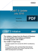 COBIT 5 Update July 2010