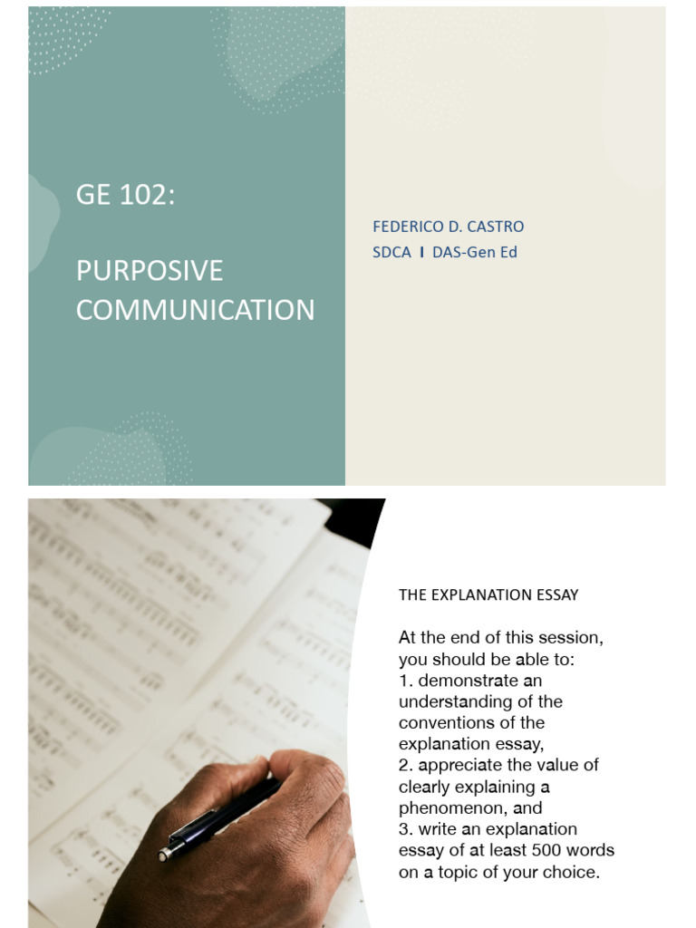 Explanation Essay Writing Guide | PDF | Essays
