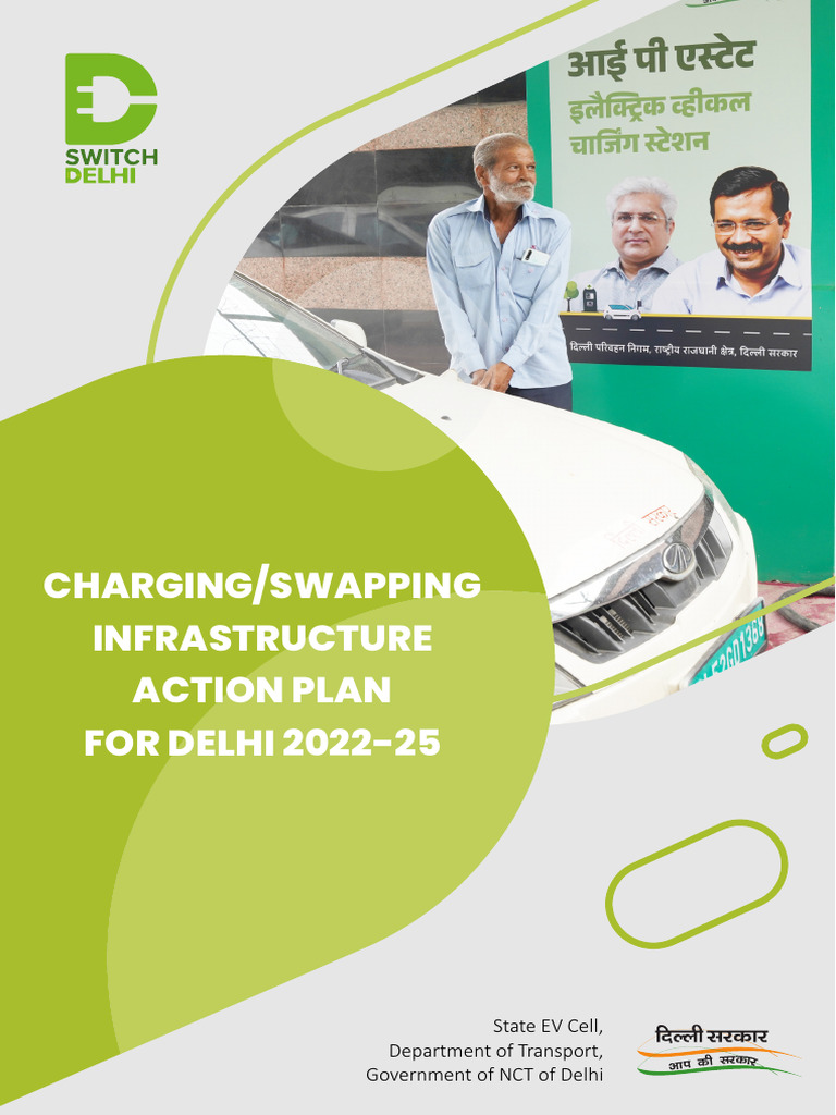 Delhi EV Charging Action Plan 2022-25 | PDF | Electric Vehicle ...