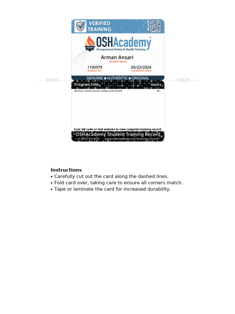 Student Training Record | PDF