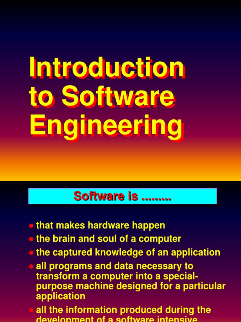 1-Introduction To Se | PDF | Software Bug | Software