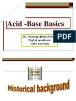 Acid-Base Regulation and Disorders: Key Concepts