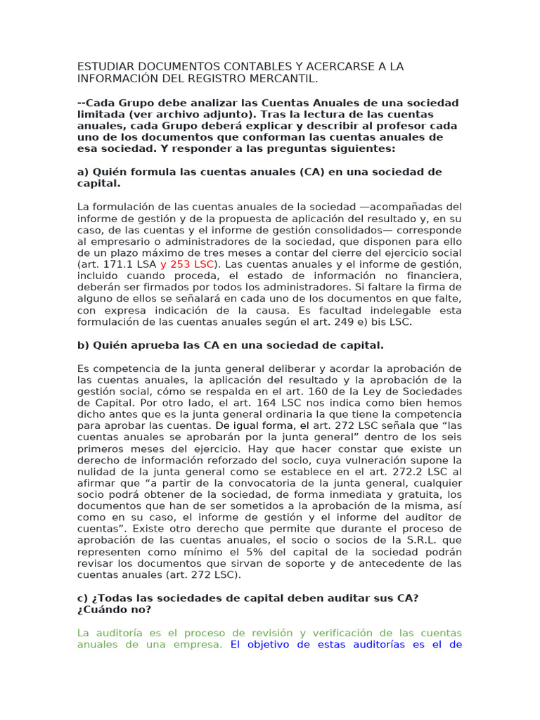 Práctica 2 | PDF | Auditoría | Contralor