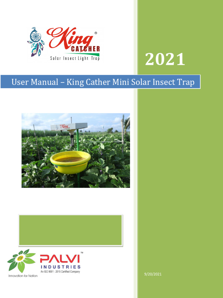 Katchy Indoor Insect Trap Manual | PDF
