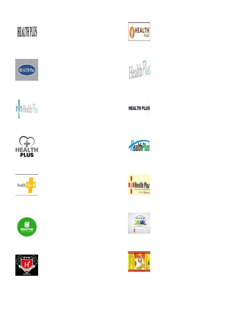 Health Plus Trademark Registrations | PDF | Graphic Design ...