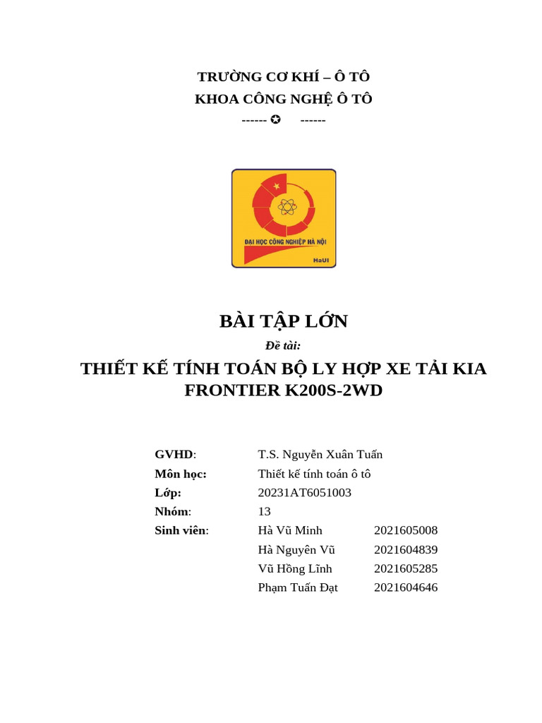 THIẾT KẾ TÍNH TOÁN | PDF