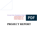 42223411 21325300 Ratio Analysis Project Report