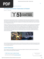 51 Essential Animation Exercises | PDF