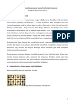 Geometri Transformasi Dalam Karya Seni Batik Indonesia