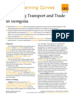 Facilitating Transport and Trade in Mongolia