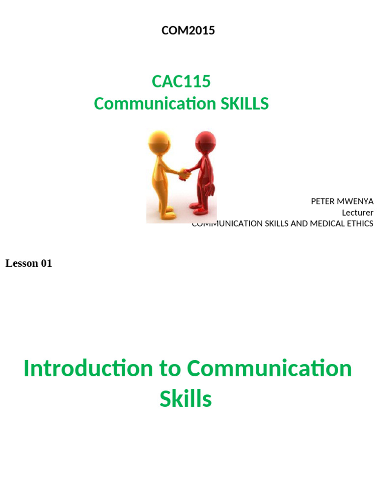 Communication Skills in Medical Ethics | PDF | Communication ...