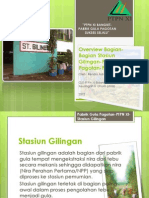 Overview Bagian-Bagian Stasiun Giling-Pabrik Gula Pagotan-PTPN XI - Revisi