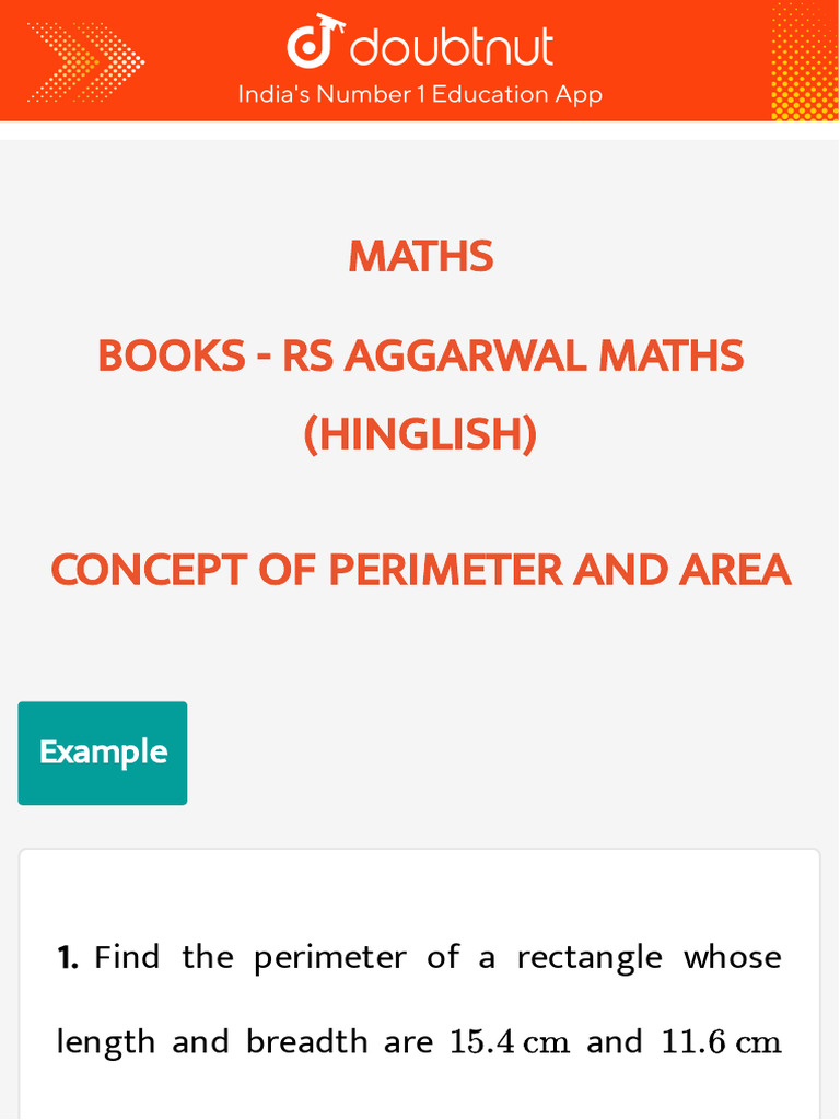 Perimeter and Area Calculations | PDF | Area | Length
