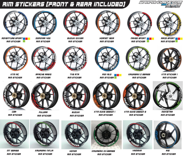 Rim Stickers | PDF