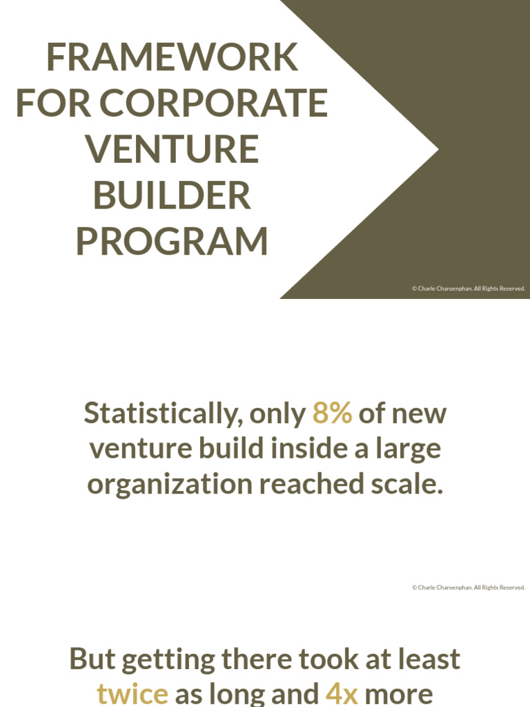 Corporate Venture Building | PDF | Venture Capital | Corporate Finance