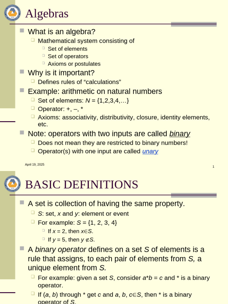 Understanding Algebra and Boolean Concepts | PDF | Logic Gate ...