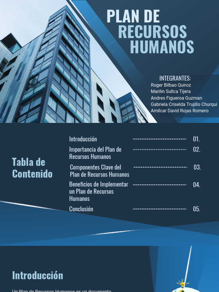 Plan de Recurso Humanos | PDF | Gestión de recursos humanos | Business