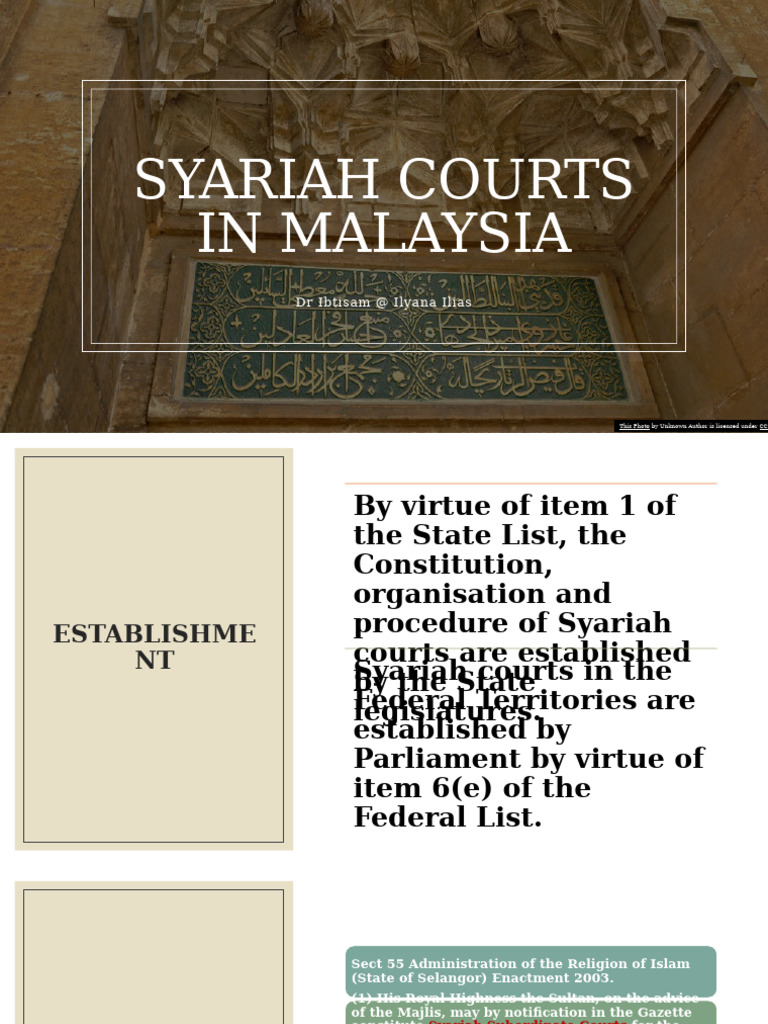 Overview of Syariah Courts in Malaysia | PDF | Appellate Court ...
