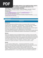 Download Screening for Antimicrobial Activity of Ten Medicinal Plants Used in Colombian Folkloric Medicine by Hilman Taufiq SN85159006 doc pdf