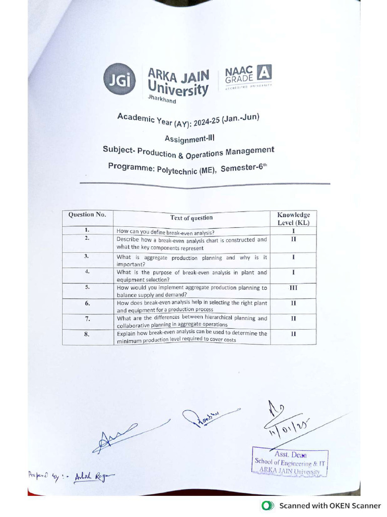Assignment-3 POM | PDF