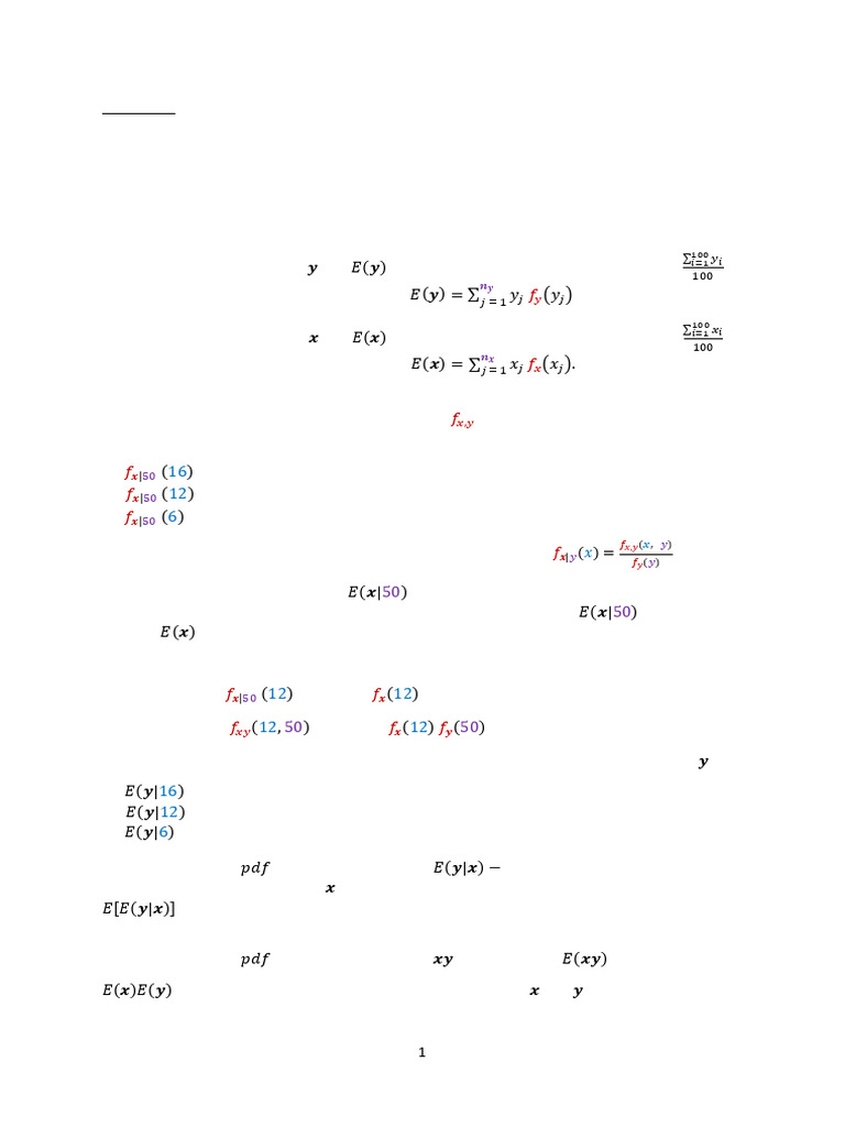 Tutorial | PDF | Mean Squared Error | Variance