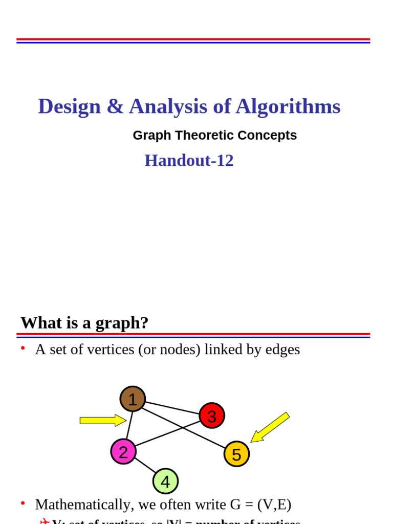 Graph & Trees-Basic Concept | PDF | Vertex (Graph Theory) | Graph Theory