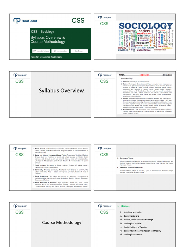 CSS Sociology: Social Stratification & Mobility | PDF | Cost Of Living ...