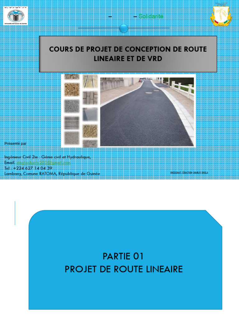 Conception de Routes Linéaires | PDF | Autoroute | Route