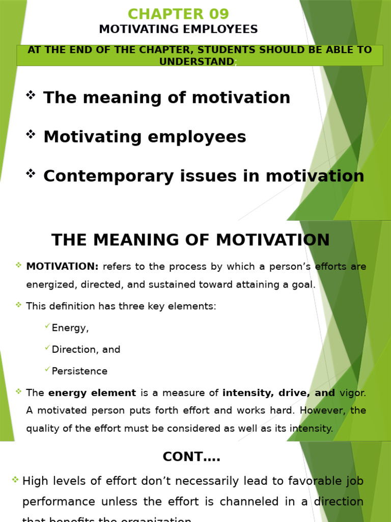 Understanding Employee Motivation | PDF | Motivation | Motivational
